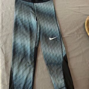 Nike Black and White Dri-FIT Leggings